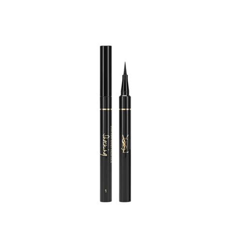 yves saint laurent eyeliner effet faux cils shocking review